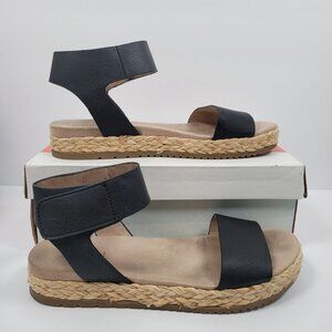 Soul Naturalizer Detail 2 Women's Black Ankle Strap Sandals US Size 10M